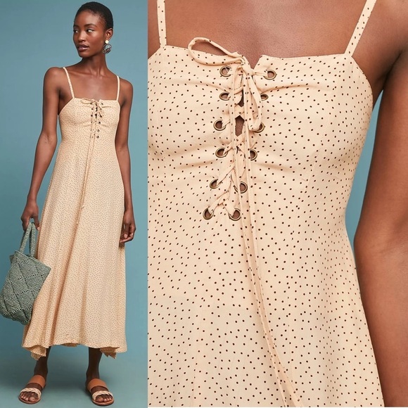 FAITHFULL THE BRAND Rossi Mirador Midi Dress size XS - Picture 2 of 10